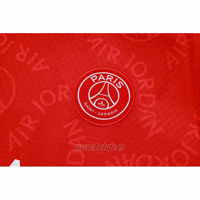 Chandal del Paris Saint-Germain Jordan Manga Corta 2024-2025 Rojo - Pantalon Corto